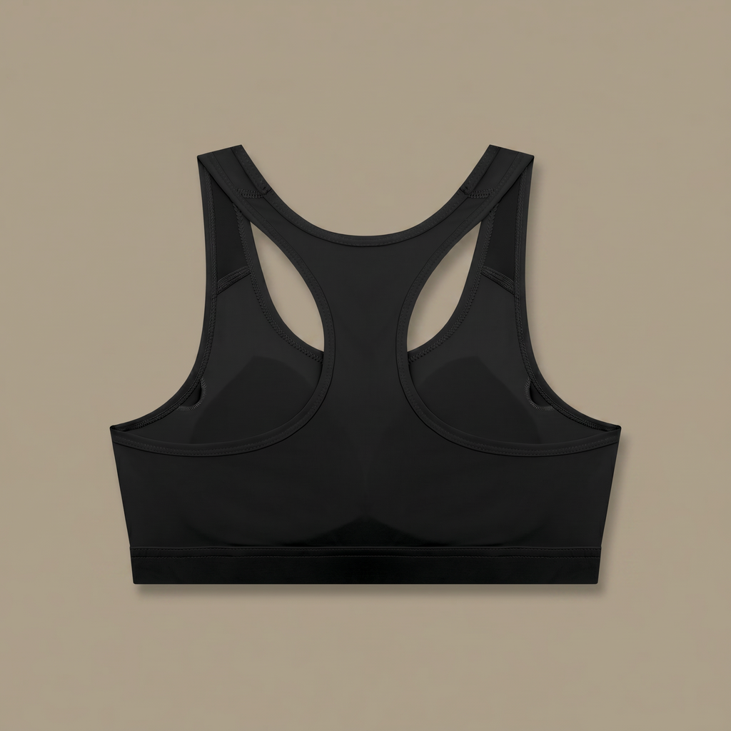 Women's Cropped Sports Bra — back