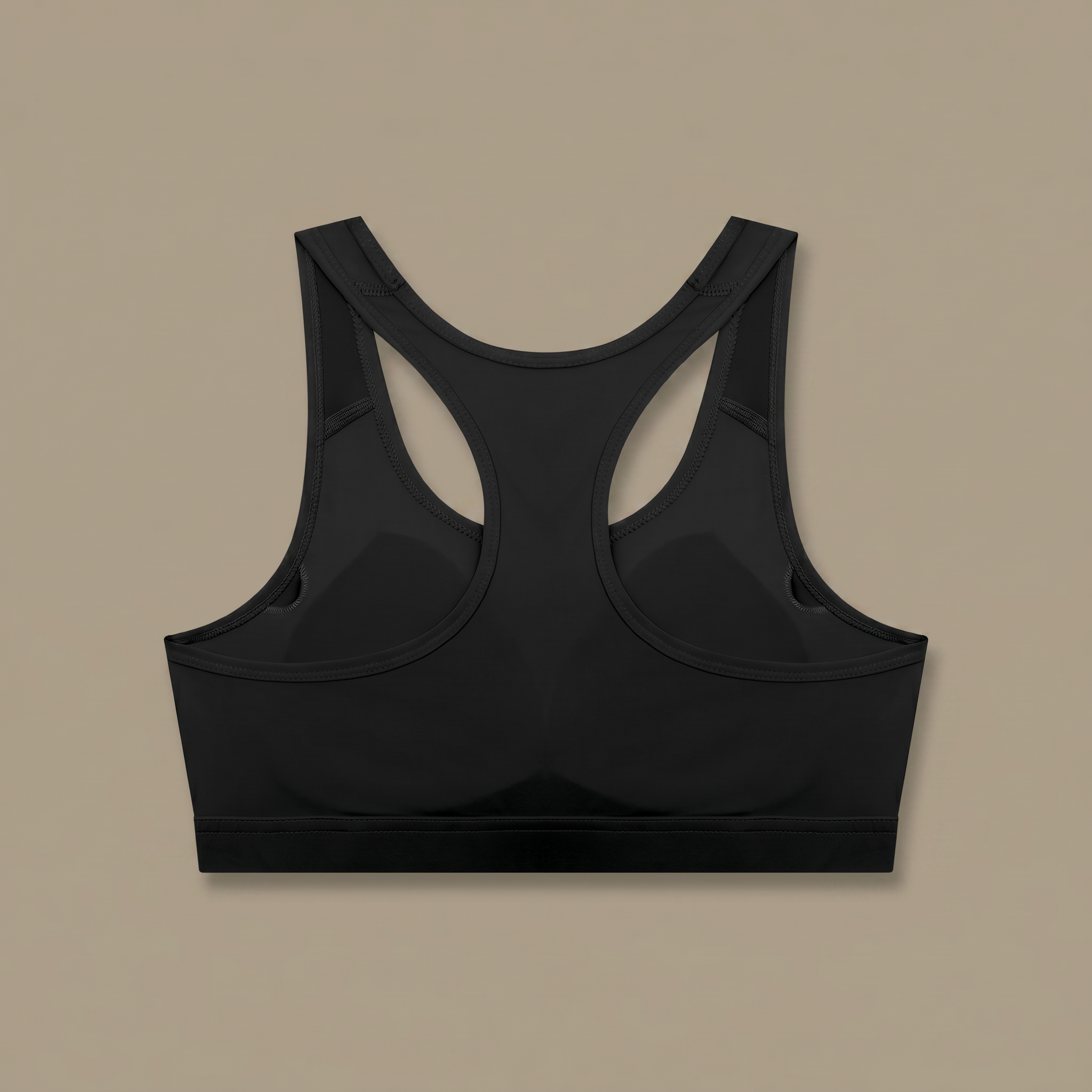 Women's Cropped Sports Bra — back