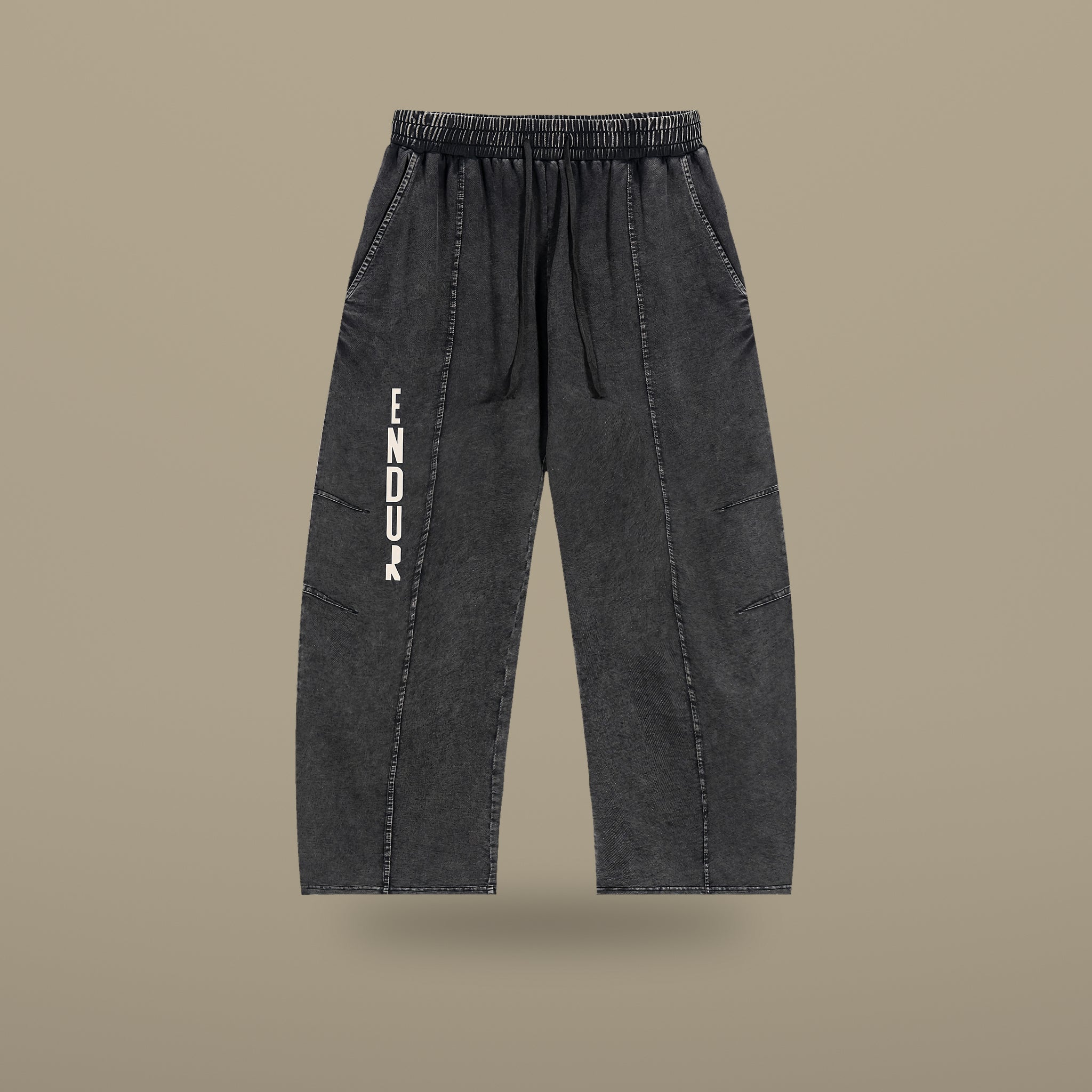 Snow Wash Drawstring Pants