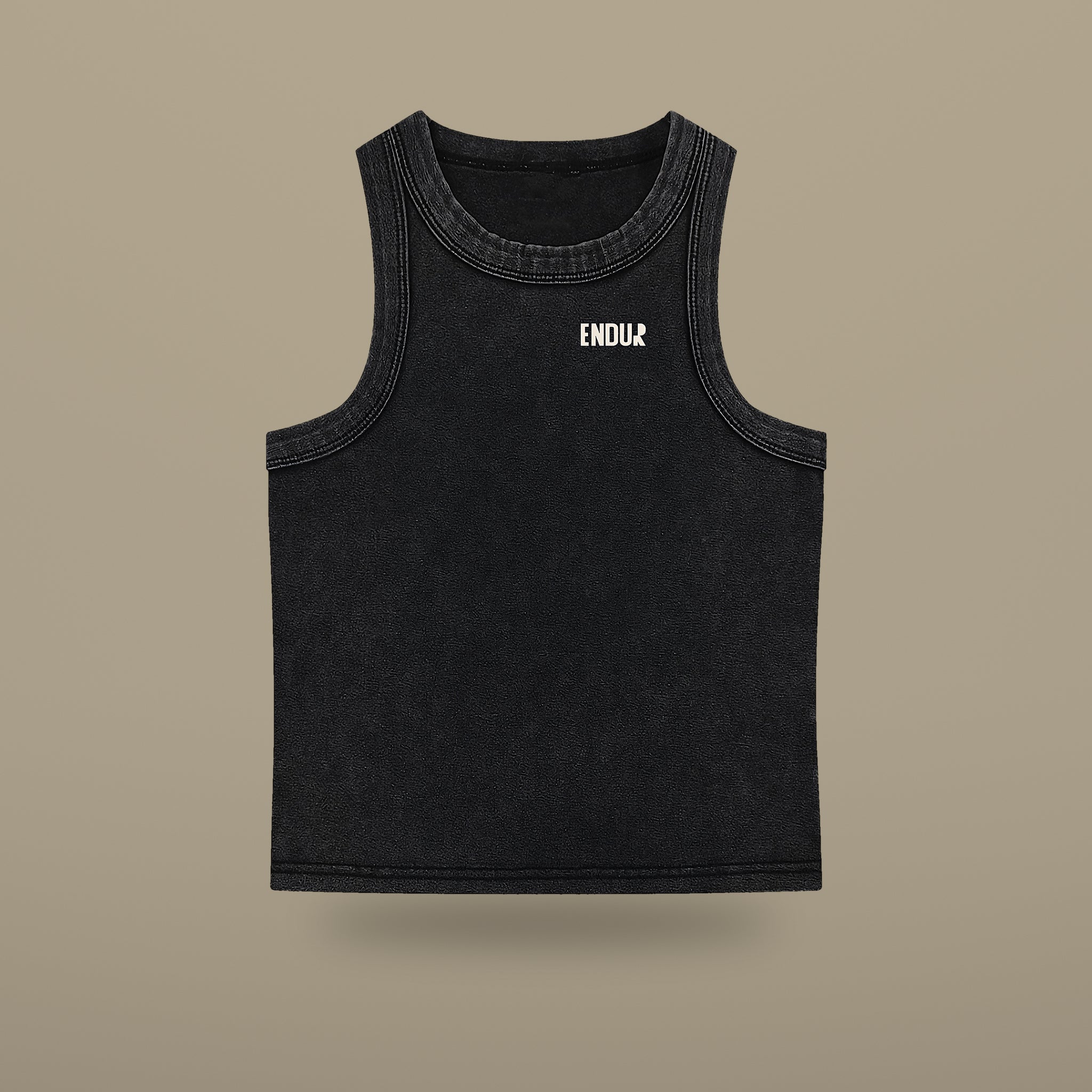 Snow Wash Crop Tank Top