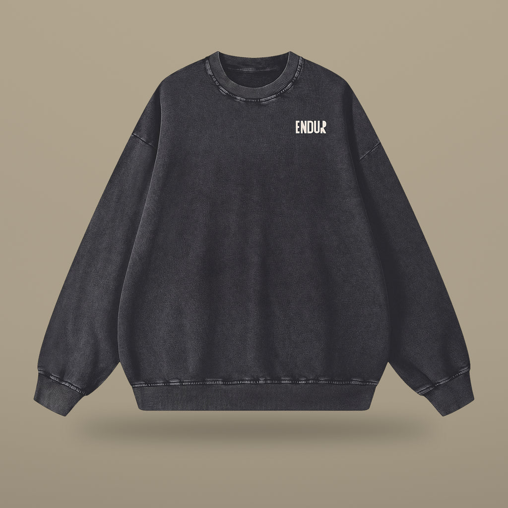 Snow Wash Oversized Sweatshirt