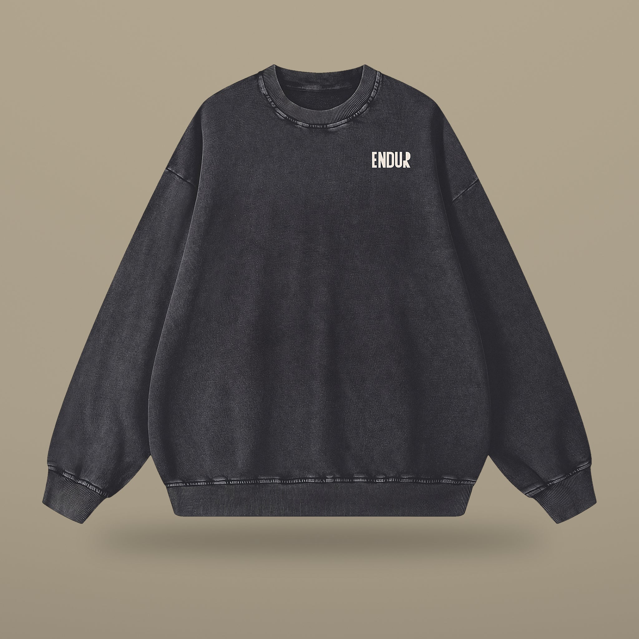 Snow Wash Oversized Sweatshirt