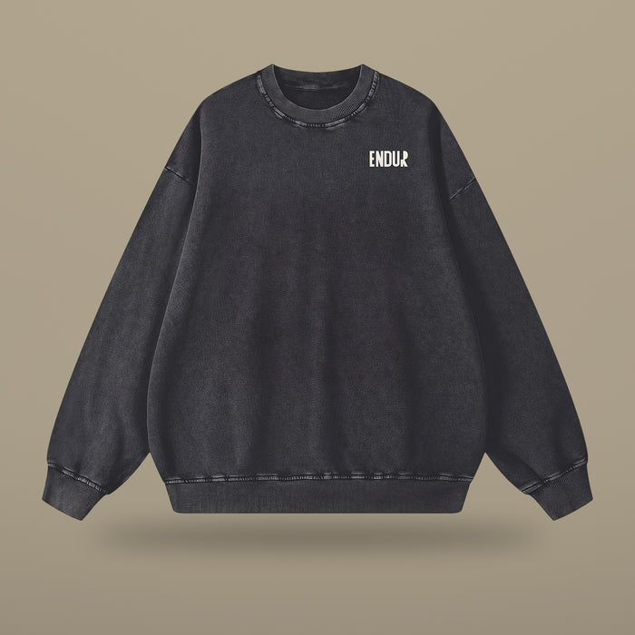 Snow Wash Oversized Sweatshirt
