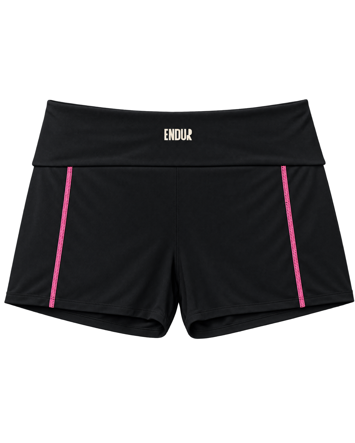 ENDUR Women's High Waisted Yoga Biker Shorts, front view
