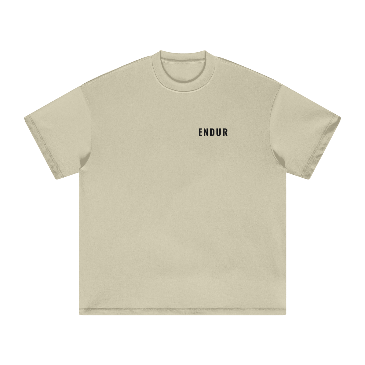 Off Day Protocol Tee — Sand, flat product view