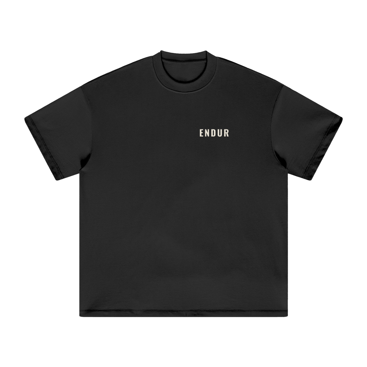 Off Day Protocol Tee — Black, flat product view