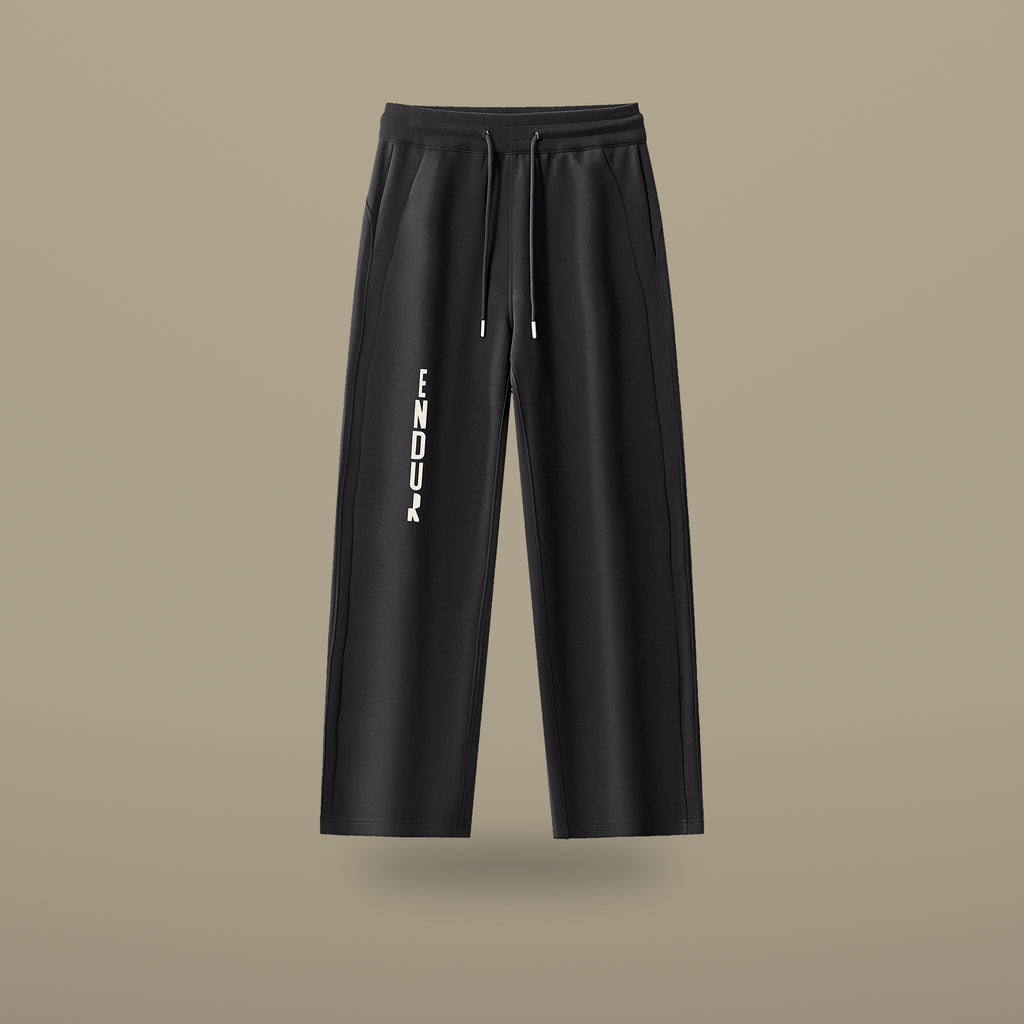 Drawstring Straight-Leg Sweatpants