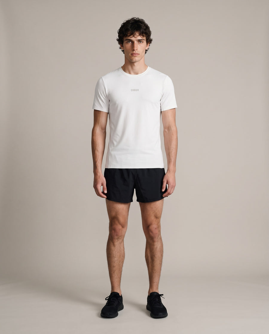 Base Run Tee — White