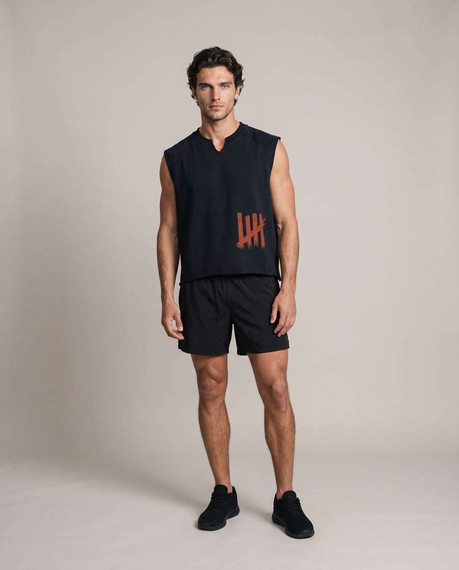 The Mark Boxy Tank — Black