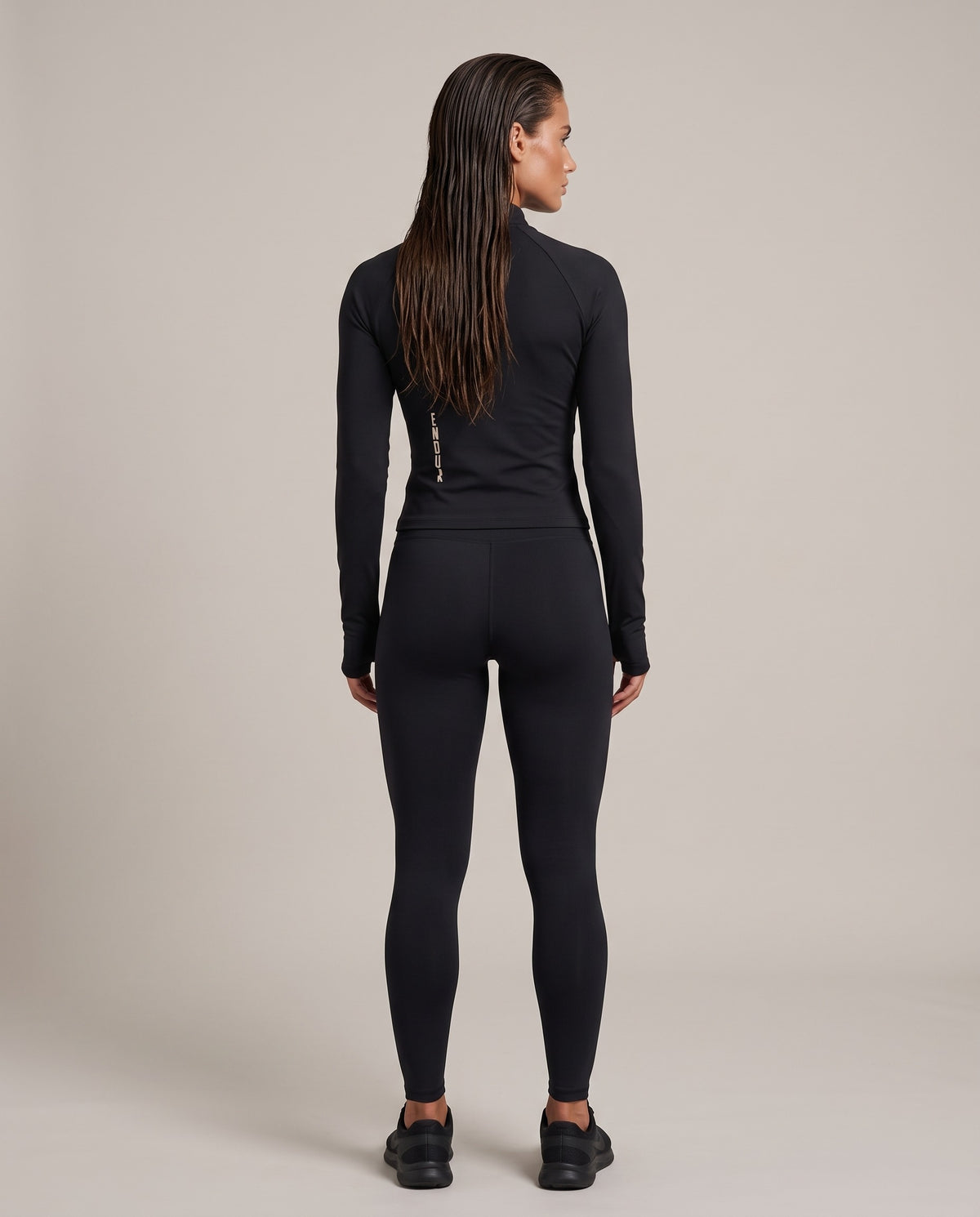 Off Day Zip Jacket (Women's), back, worn by an ENDUR model