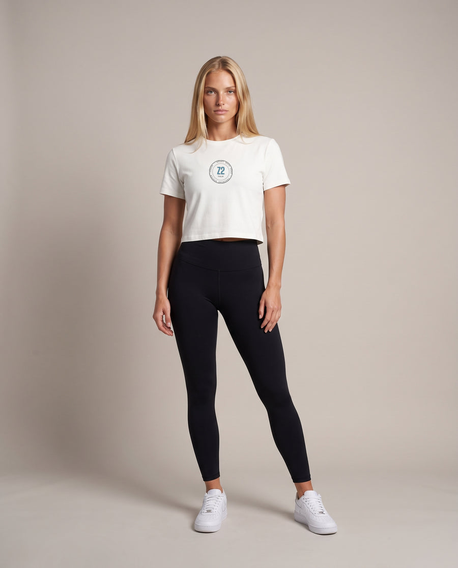 Zone 2 Crop Tee (Women's) — White