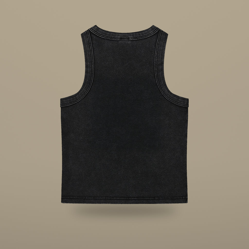 Snow Wash Crop Tank Top