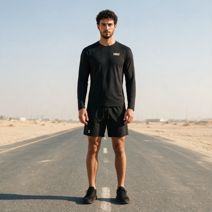 Off Day Set — Long Sleeve + Shorts