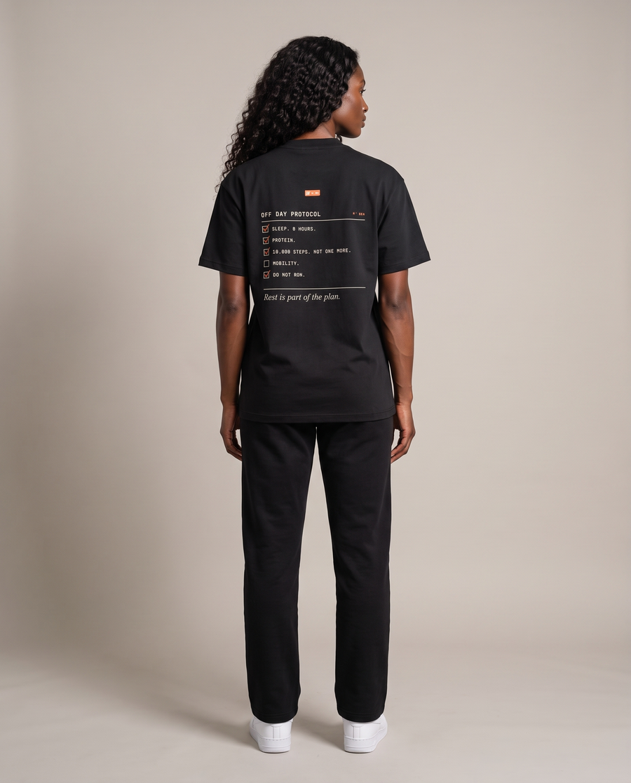 Off Day Protocol Tee — Black