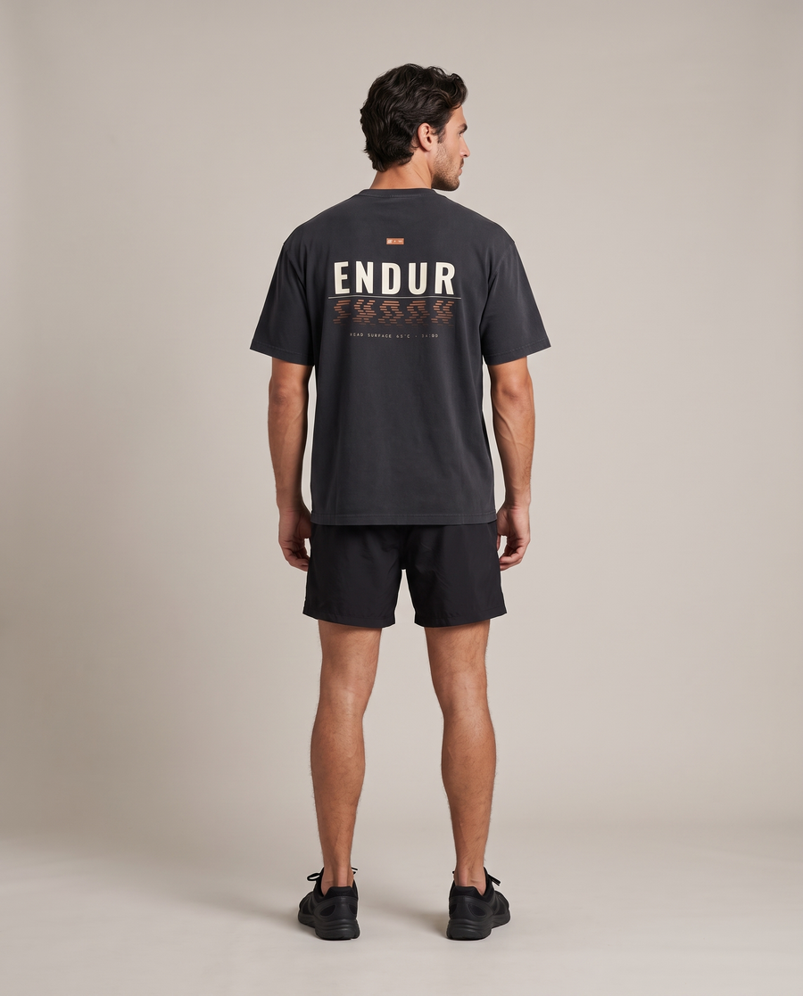 Mirage Oversized Tee — Black
